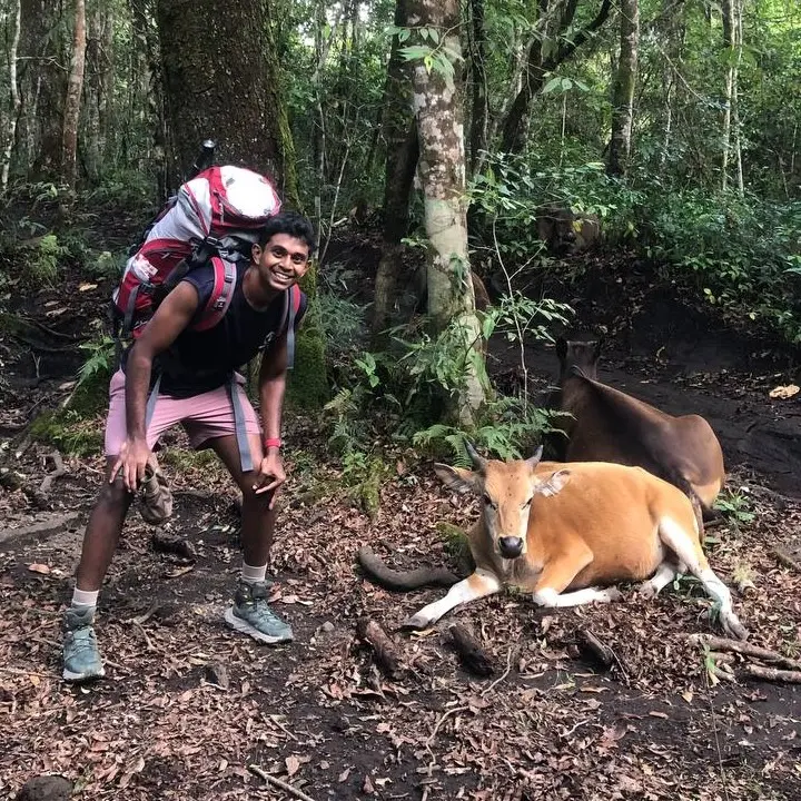 Ruban hiking Mount Rinjani